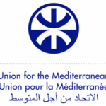 Logo Union for the Mediterranean at photography Barcelona